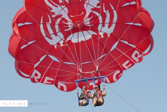MALTA - Go & Fun Parasailing Free Photos & Videos - Flying Height and Views From Spinola Jetty