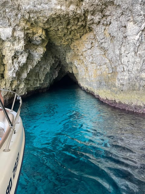 Malta:Gozo,Comino,Crystal/BlueLagoon&Caves Private Boat trip - Santa Marija Tower and the Comino Sea Caves
