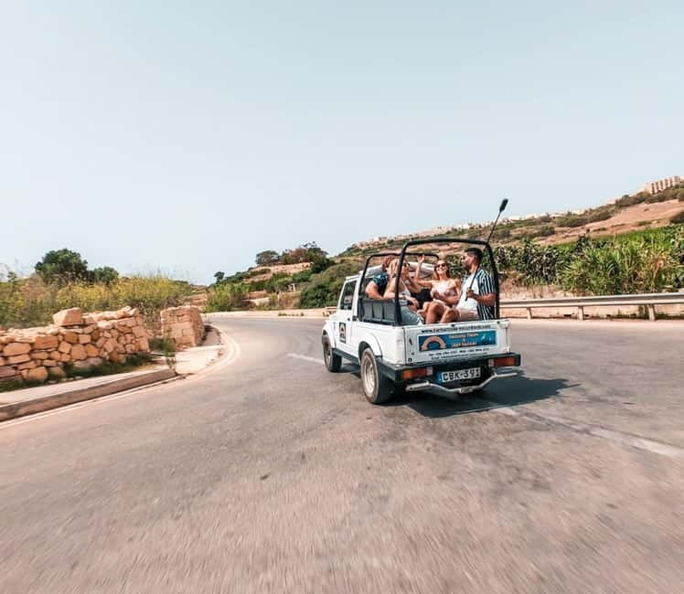 Malta: Gozo Full-Day Jeep with Lunch and Boat Transfers - From Malta Pickup to Mgarr Harbour: The Pace of the Day