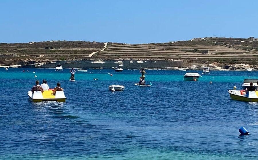 Malta: Guided SUP Tour - 69 minutes of real beginner training and actual time on the water