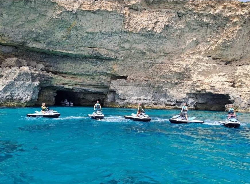 Malta: Jet Ski Safari to St. Paul's Islands or St Thomas Bay - Where You Meet: The St George’s Bay Jetty Setup