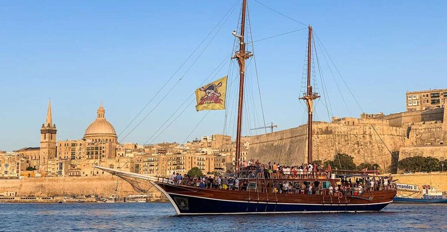 Malta: Lazy Pirate Boat Party with Drinks & Food - Key highlights you’ll feel right away