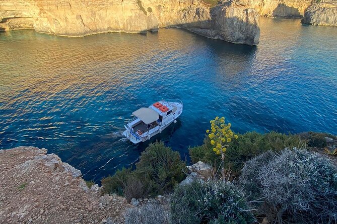 Malta: Private Boat Trip & Cruises Comino, Blue Lagoon, Gozo - Mgarr Harbour and Elephant Head Rock: A Quick Gozo Taste