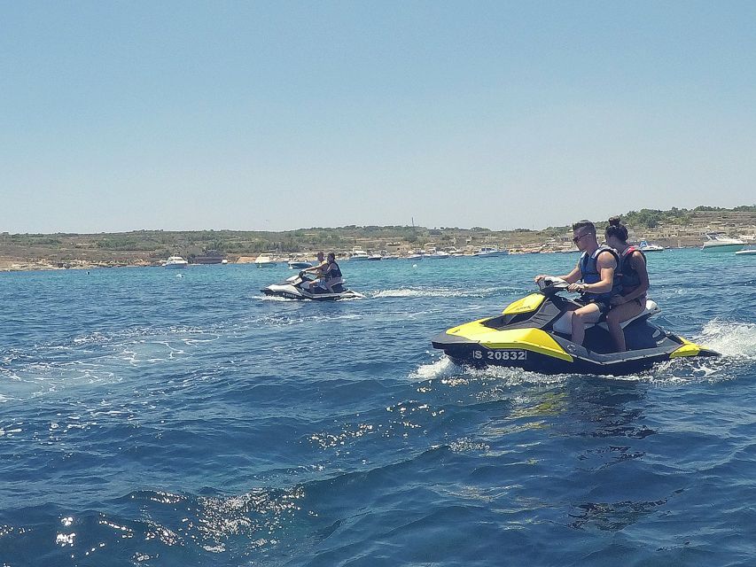 Malta: Private Jet Ski Experience - St. Thomas Bay safety launch, plus dolphin watching time