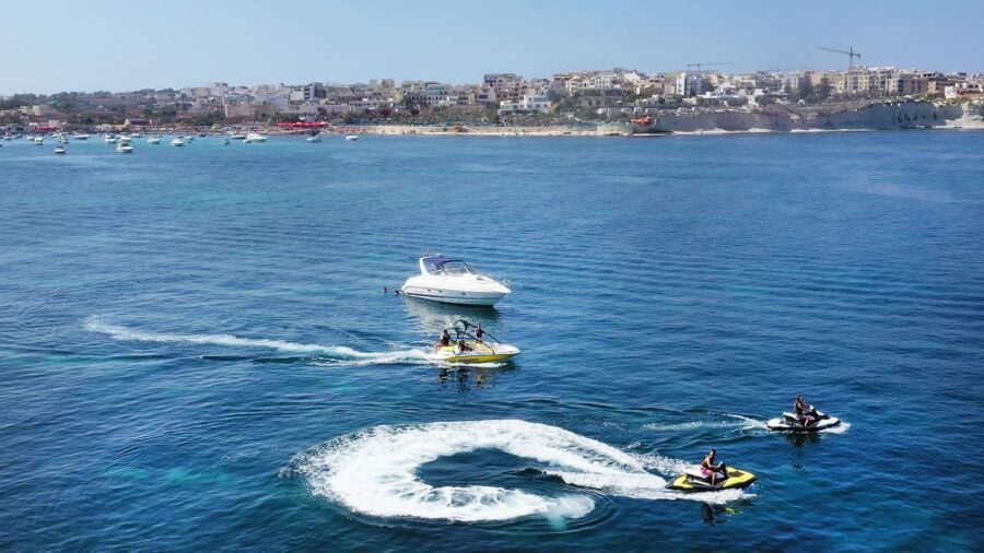 Malta: Private Jet Ski Experience - How long is enough? The 30-minute ride and what you can do with it