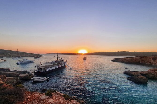 Malta Sunset Boat Tour: Bugibba to Comino Blue Lagoon Cruise - Key highlights worth your attention