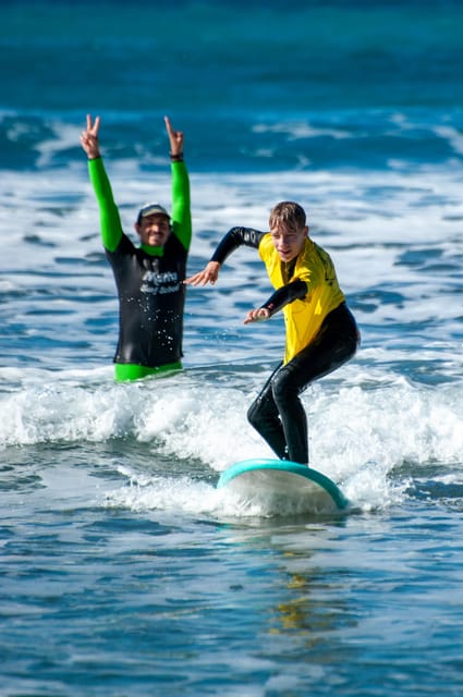 Malta Surf School, Beginner Surf Lessons - Coaching that targets pop-ups, not just enthusiasm
