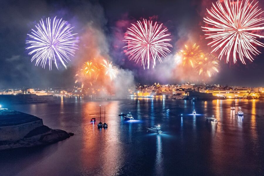 Malta: Valletta, Sliema, Bugibba Fireworks Festival Cruise - The Night Cruise Route: St Julian’s and Sliema After Dark