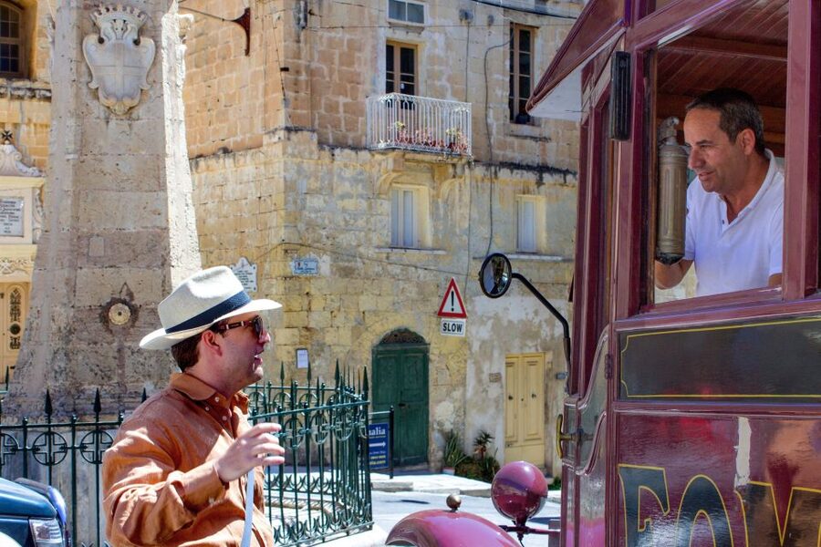 Malta: Vintage Bus Ride through the Three Cities - The Drive Through Valletta and Neighboring Towns