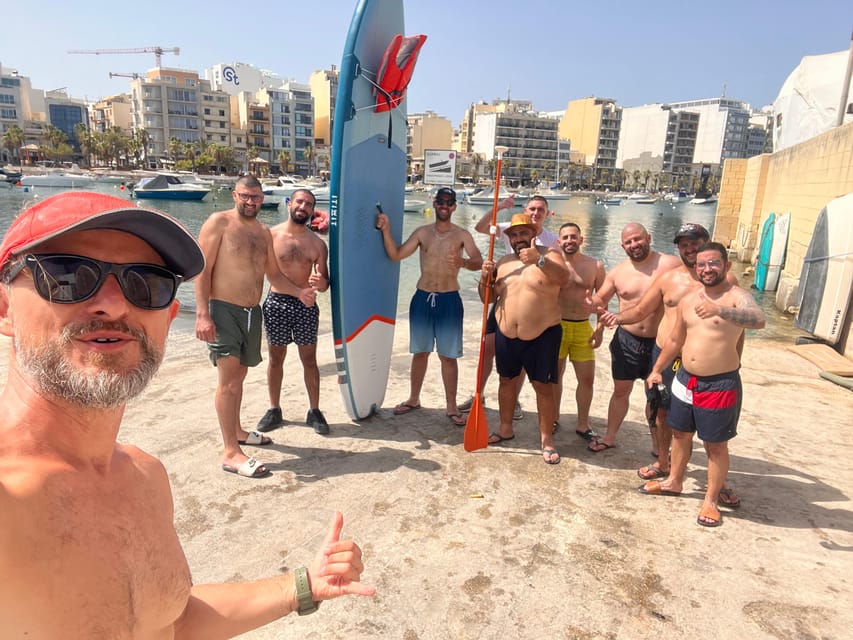 Manoel Island SUP Adventure - Group size of 7: what it feels like on the water