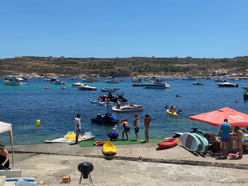 Marsaskala: Paddle Boat Rental in St. Thomas Bay - Safety and comfort: life vests, ropes, and an instructor in English