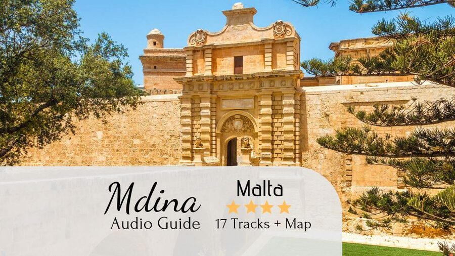 Mdina Audio Tour with Map and Directions - Price and value of a $6, 1-hour walk