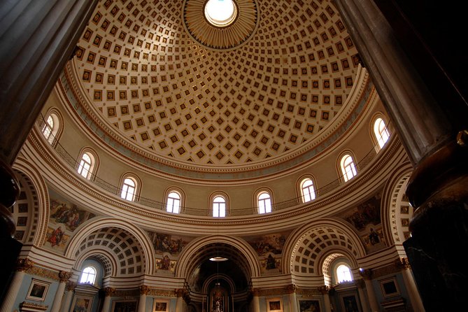 Mdina, Rabat, Dingli cliffs, San Anton gardens, Ta' Qali & Mosta guided tour - Mosta Rotunda: the dome, the WWII story, and the wow factor