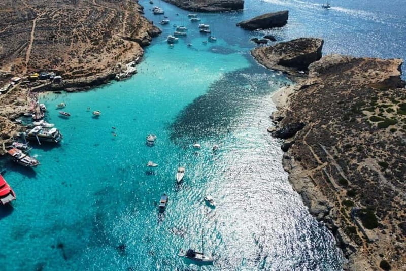 Mellieha: 1:00pm Speedboat round Comino Caves 2h Blue Lagoon - Comino Caves and the Route Around the Island