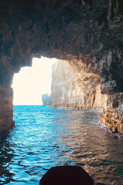 Mellieha: 3:00pm Speedboat round Comino Caves 2h Blue Lagoon - Blue Lagoon, Malta: the 2-hour break for swimming and snorkeling