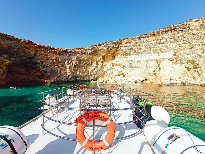 Mellieha: Comino, Crystal & Blue Lagoon 2 Bay Evening Cruise - Crystal Lagoon (About 1 Hour): Clear Water Swim and Snorkel Time