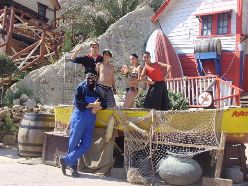 Mellieha: Popeye Village Entry Ticket - Live animation shows: how the village keeps moving all day