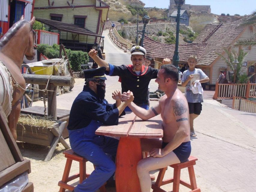 Mellieha: Popeye Village Entry Ticket - 9-hole mini golf and hands-on add-ons that work for groups