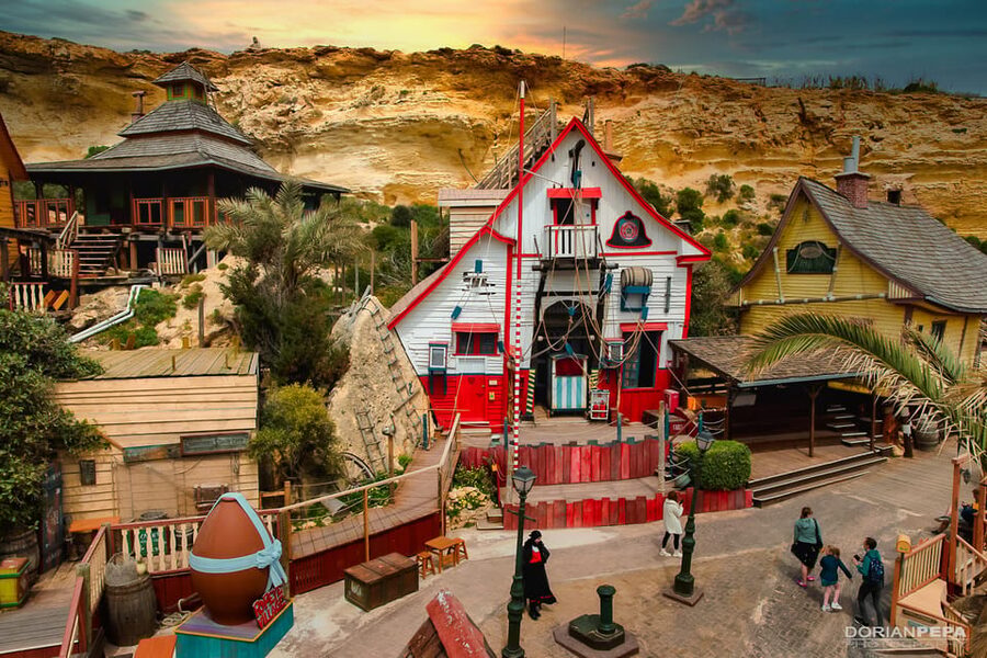 Mellieha: Popeye Village Malta Filmset Entry Ticket - The Take2 Become a Movie Star filming experience