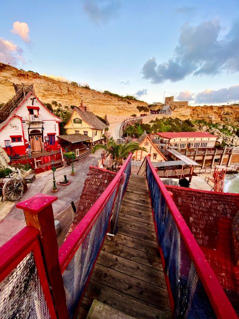 Mellieha: Popeye Village Malta Filmset Entry Ticket - Summer at Anchor Bay: inflatables, splash pools, and sun beds