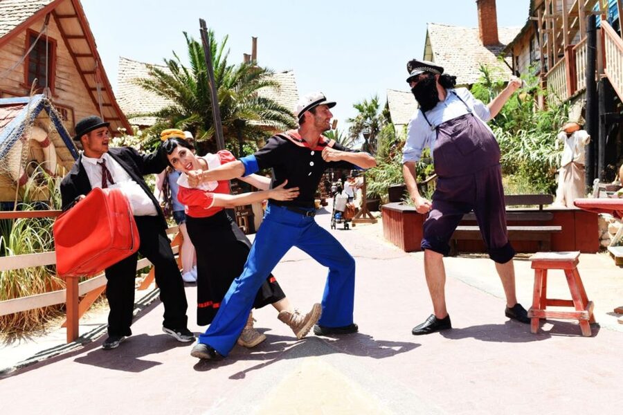 Mellieha: Popeye Village with Optional Private Transfers - Anchor Bay Lido and Summer Water Fun: Relaxation With a View