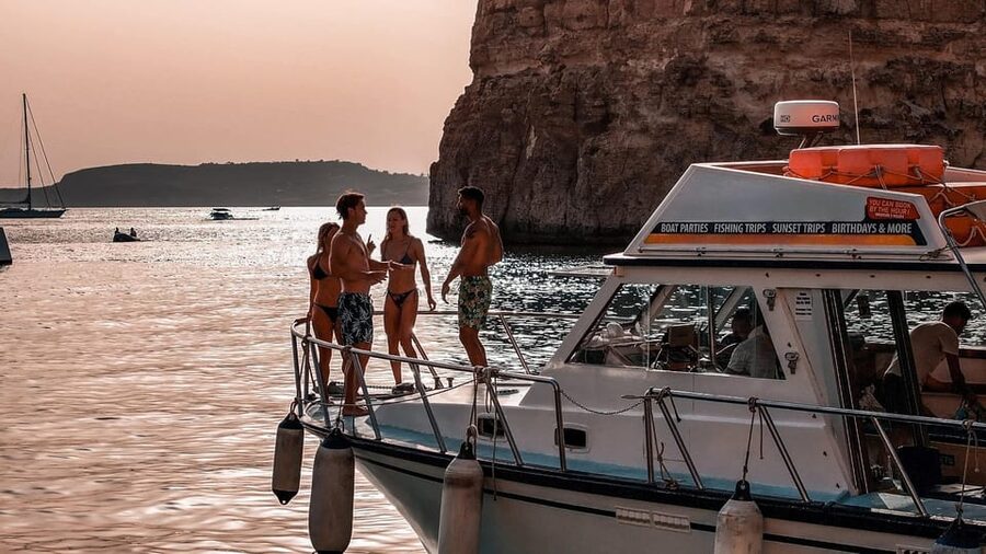 Mellieha: Round Comino, Blue Lagoon & Gozo Cruise with Water - Crystal Lagoon on Comino’s west side, your second swim break