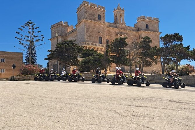 North Malta Quad Bike Tour with Land or Sea Views and Swimming - Mellieha Bay Views and Selmun Palace: Getting to the Good Stuff Fast