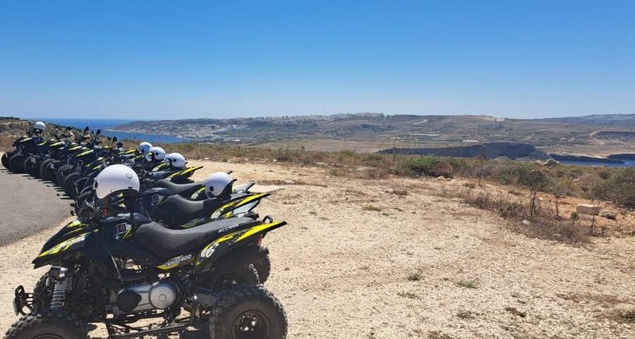 North Malta: Quad Bike Tour with Scenic Land, Sea & Swimming - Price and value: what you get for about $96