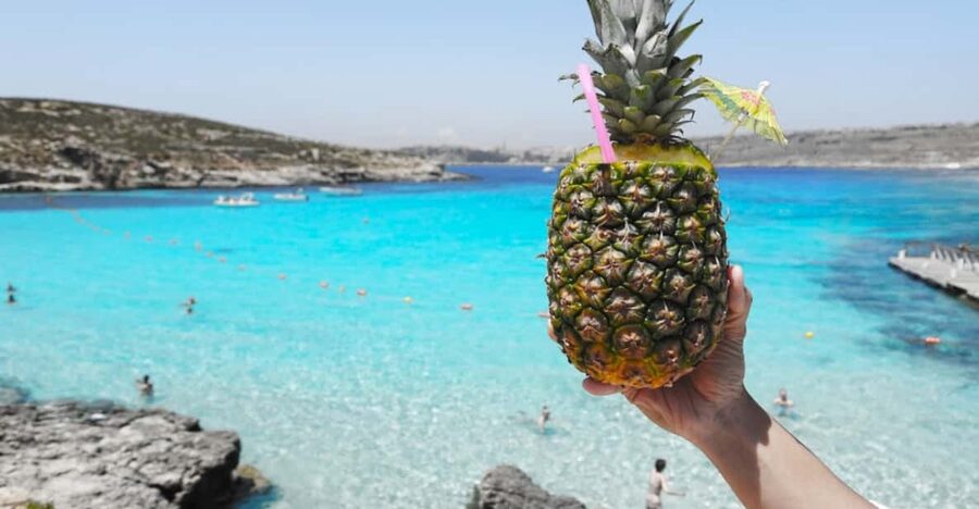 Party Prowl: Crystal Lagoon, Gozo, Santa Maria Caves, Malta - Crystal Lagoon color, and why permits matter for your day