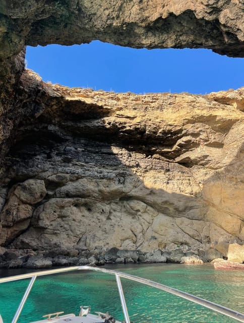 Private Boat Tours From Malta/Gozo: Comino & Blue Lagoon - Comino coves and cave areas: Roofless Cave vibes and Lovers Cave looks