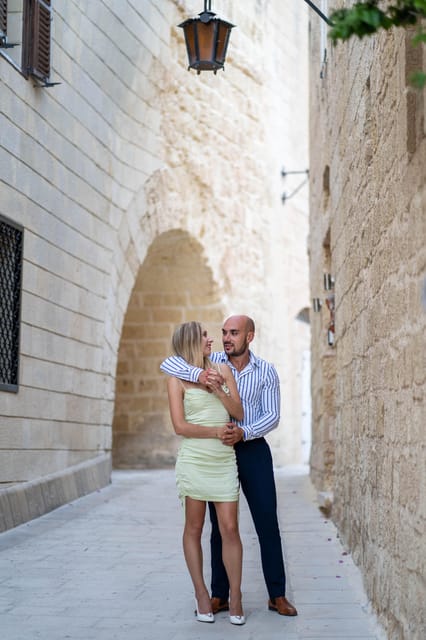 Private Couples Photoshoot in Malta - What you get after: editing style, downloads, and how fast you can use the photos
