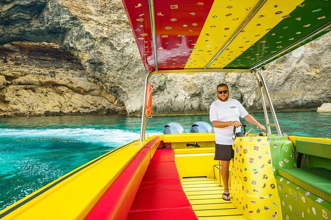 Private Speedboat 3hrs Blue Lagoon, Crystal Lagoon & Caves - San Niklaw Bay (St Nicholas): a quieter, easygoing swim option