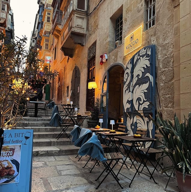 Romantic Wine Tasting Experience at Koccio Valletta - Service style: friendly, attentive, and built for a date