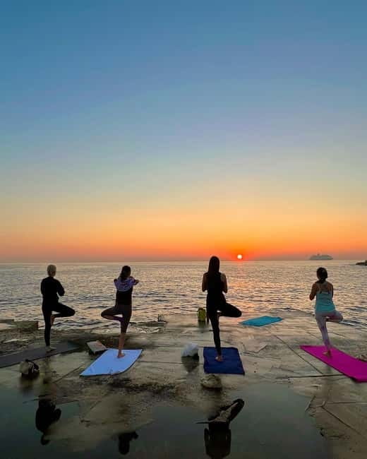 Sliema: Beach Yoga Class with Swimming - Sliema Beach Yoga at Sunrise or Sunset, Where the Sea Sets the Pace