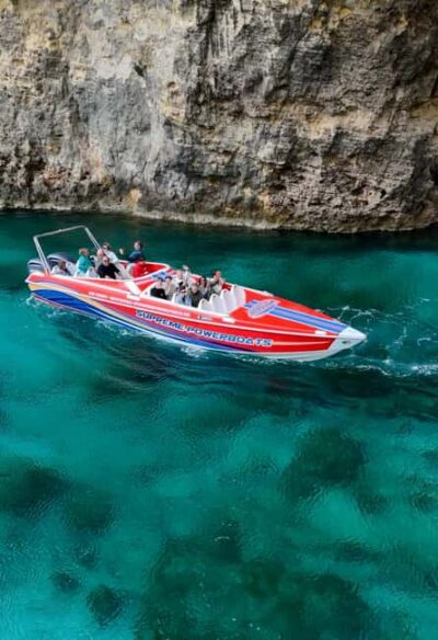 Comino Blue Lagoon Powerboat Tour with Comino Caves