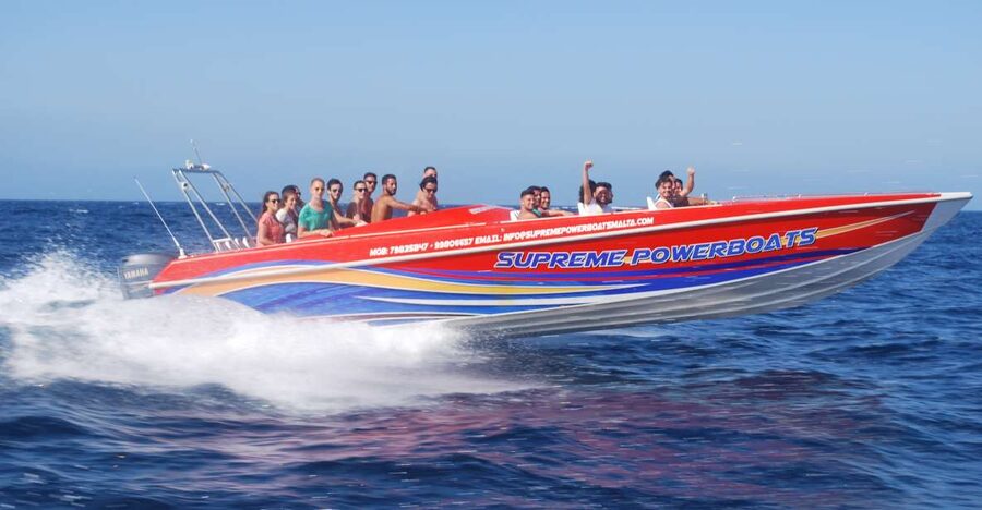 Sliema: Powerboat Trip to Gozo with Caves and Island Stop - Sliema to Gozo on a high-speed powerboat, with real time saved