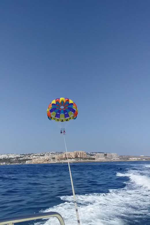 St. Julian's: Malta Parasailing Adventure with Photos - Finding Sun and Fun Water Sports near Corinthia Marina