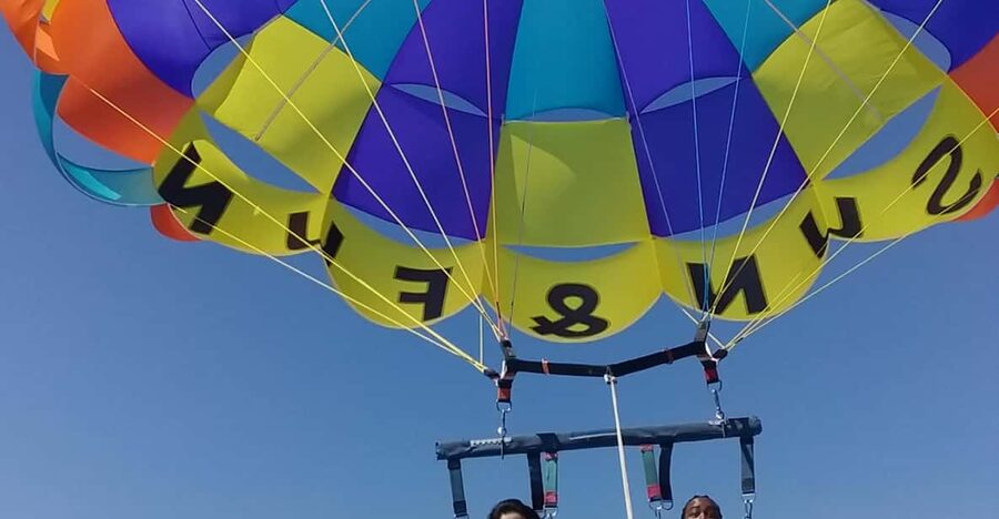St. Julian's: Malta Parasailing Adventure with Photos - Safety gear and captain-led group pairing
