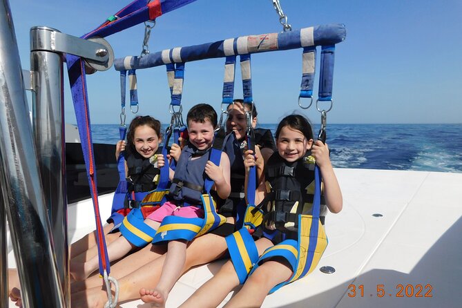 St.Julian's : Parasailing Experience including Photos & Videos - The Boat Ride Setup: Shaded Waiting, Real Takeoff and Landing