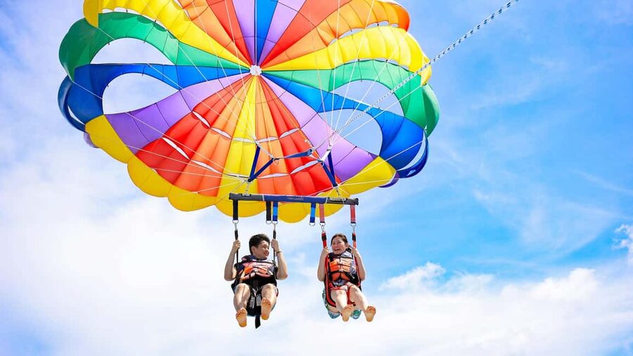 St. Julian's: Parasailing Flight with Photos and Videos - The 550-foot takeoff: your parasailing flight over St. Julian’s