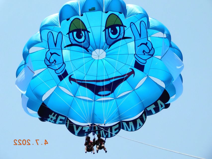 St. Julian's: Parasailing in Malta with Photos and Videos - Complimentary photos and video: get ready to pose quickly