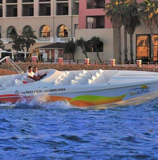 St Julians: Powerboat Gozo, Comino and Blue Lagoon - St George’s Bay to Gozo, the under-30-minute warm-up