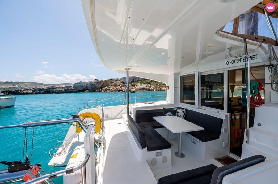 St. Paul's Bay: Half-Day Luxury Catamaran Tour with Drinks - Crystal Lagoon: Shorter Time, Often The Calmer Feeling