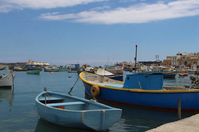 Temples, Blue Grotto, Marsaxlokk - Stop 4: Marsaxlokk Harbour, for fishing culture and laid-back time