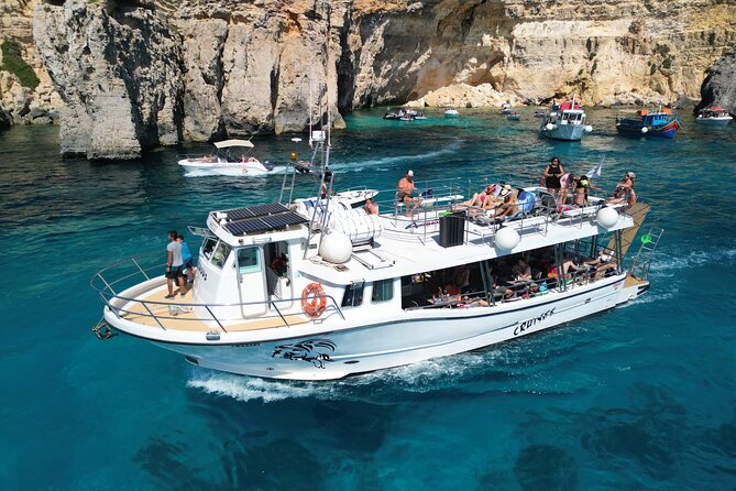 Three Bay Cruise Including Blue Lagoon from Mellieha - Stop 3 in Gozo: Ħalfa Rock Bay when you want calmer water