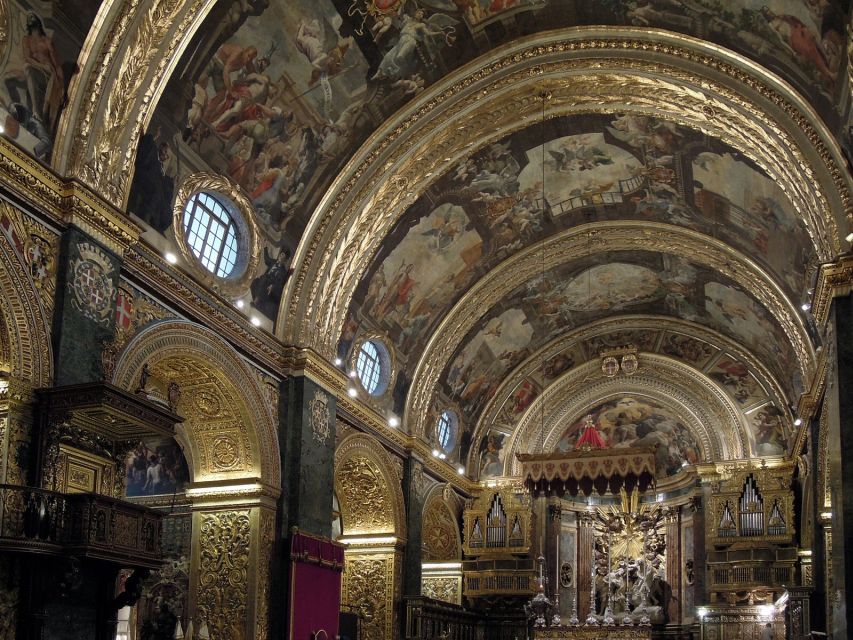 Valletta and 3 Cities Private 4-Hour Shore Excursion - St John’s Co-Cathedral: where the art hits hardest