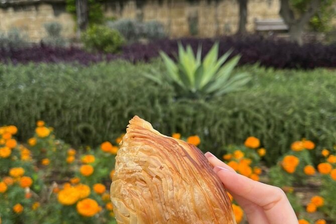 Valletta Food Tour - Upper Barrakka Gardens View and the Canons Moment