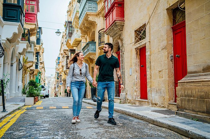 Valletta Love Private Walk: Gardens & Historic Streets - St John’s Co-Cathedral from the outside: baroque impact, fast pacing