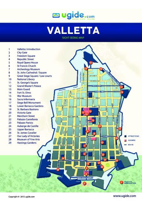 Valletta: Self-Guided Audio Tour, Map and Directions - Knights of St. John focus: where the story hits hardest