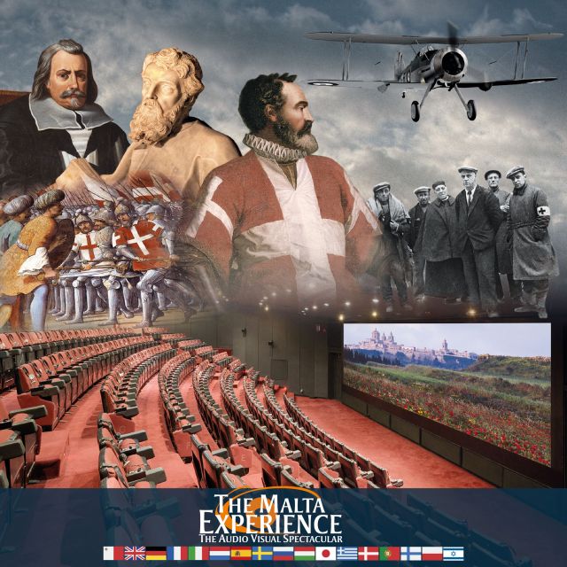 Valletta: The Malta Experience & Tour of Sacra Infermeria - Start in Valletta, then 7,000 years on a panoramic screen